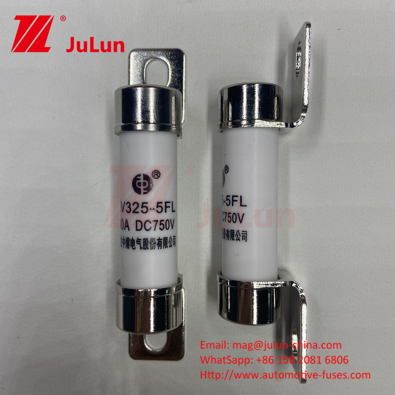 Tubo ceramico 14x51 15A 40A 50A EV325 FUSE 750VDC EV32520KA Fusibili ceramici per bulloni per automobili 10A-50A ISO8820/JASO D622