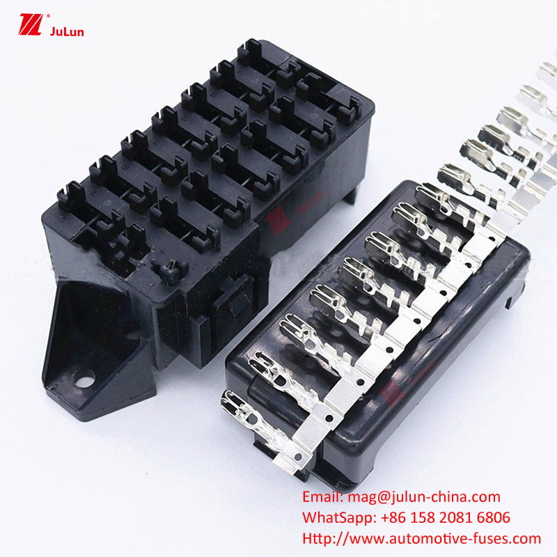 ANS/MIDI Piccolo supporto di fusibile premium, reset manuale del veicolo elettrico 30A-500A Nylon Plastic One/Bipolar 32V Circuit Breaker