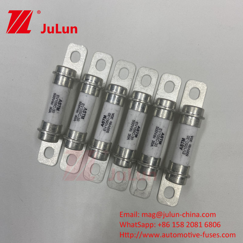 Bolti M6 Automotive di alta qualità DC Truck veicolo elettrico ibrido 20A 10A 30A 500VDC fusibile