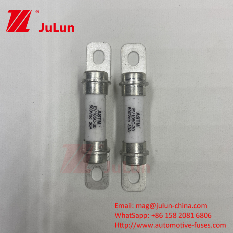 Sistema di accumulo di energia a batteria Fuse Fuse DC 30A 50A Veicolo elettrico puro 500VDC