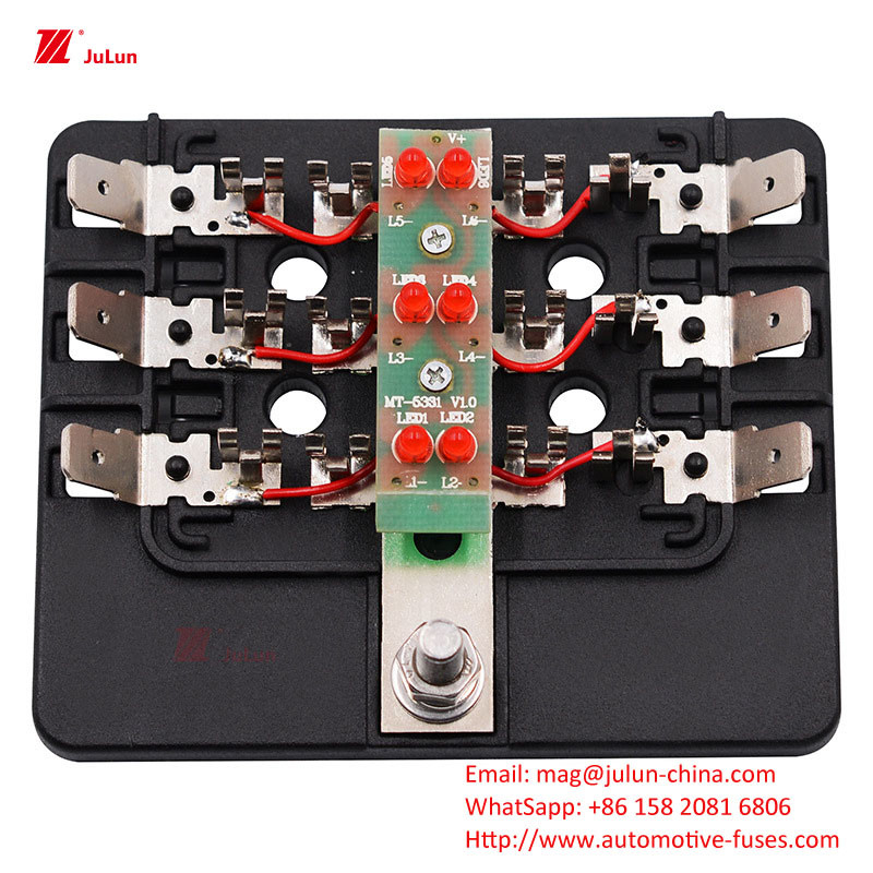 ANS/MIDI 30A-500A Tenitore di fusibile a contatto in rame di piccole dimensioni conforme alla norma UE UL per il ripristino automatico dei fusibili per autoveicoli