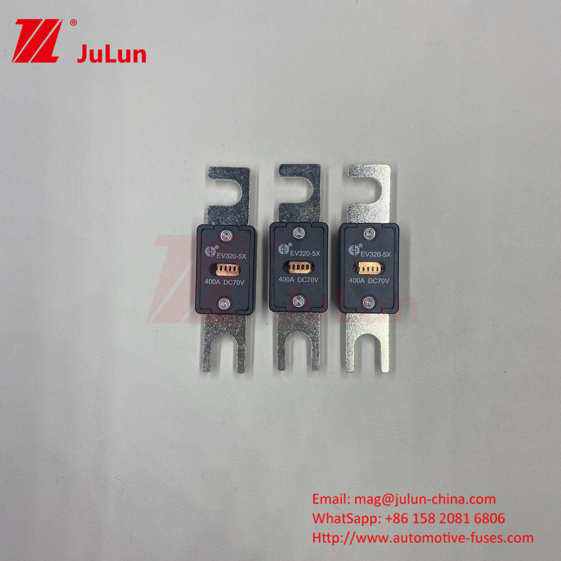 EV320-5X Quartz Sand Outer Pipe 6kA DC EV Fuse per veicoli elettrici 125A 70VDC Bolt