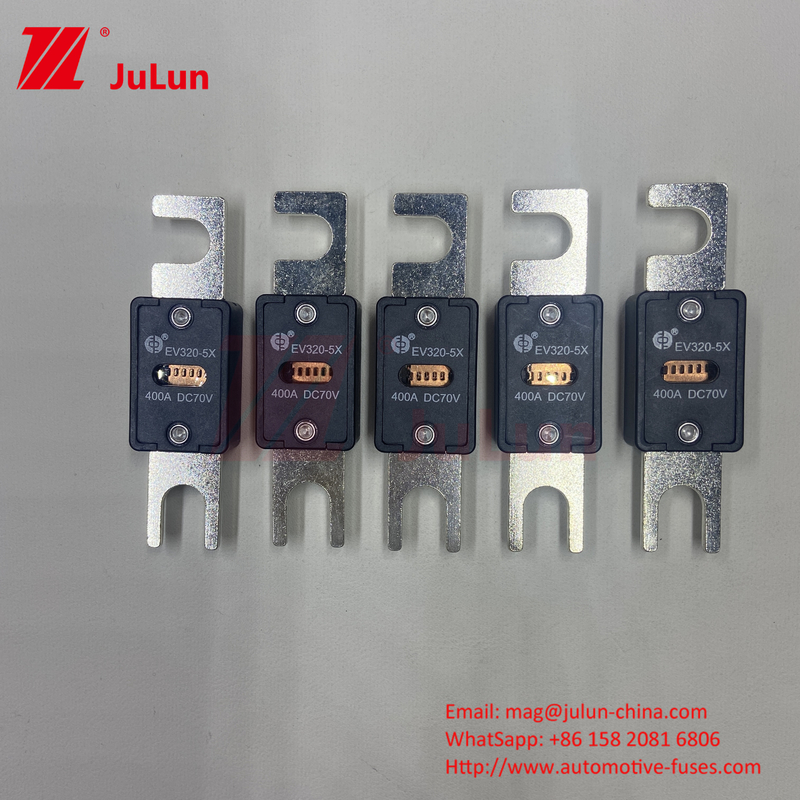Fusibili per veicoli elettrici EV320-5X-225A di tensione 70VDC per veicoli elettrici