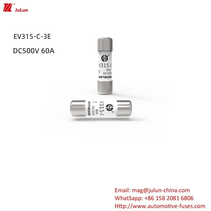 Nuova potenza energetica Fuse ceramica ad alta pressione media/ EV315-C-3E DC500V 10A,15A,20A,30A,40A,50A.60A