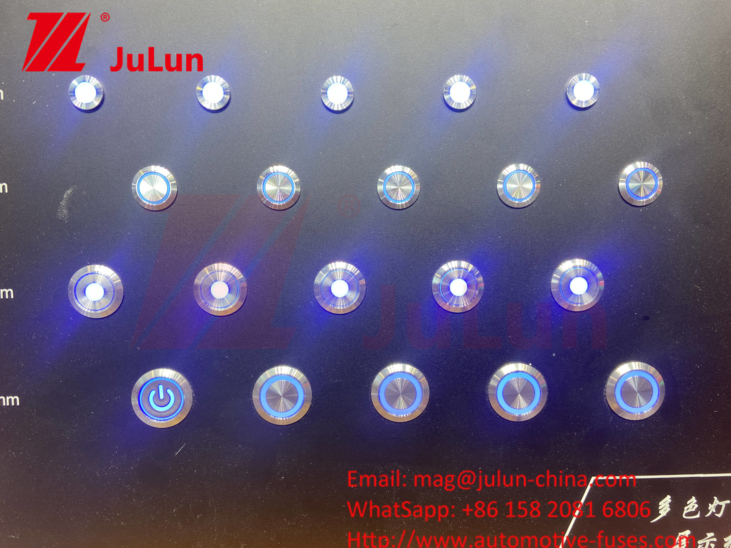 16mm Ring Illuminated Momentary Led IP67 12mm/16mm/19mm/22mm/LA38/XB2 Pulsante di pulsante di pulsante di pulsante di pulsante di pulsante metallico