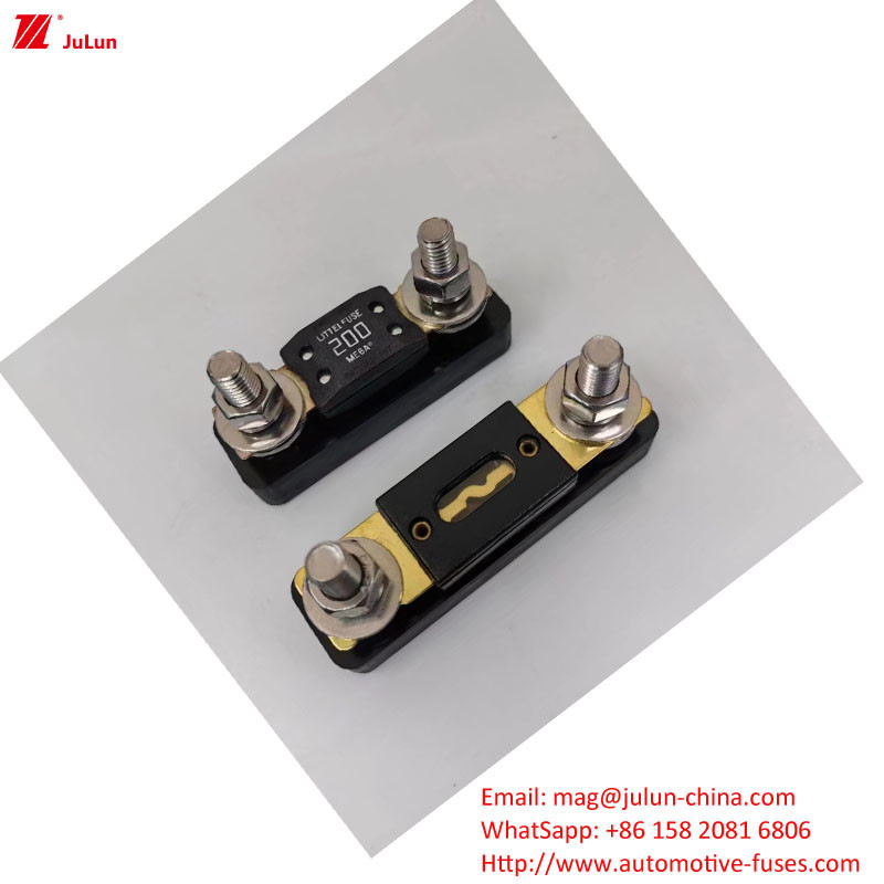 Eu UL Interruttore di circuito per amplificatore di ripristino manuale 30A-500A32V Portatore di fusibile per autoveicoli