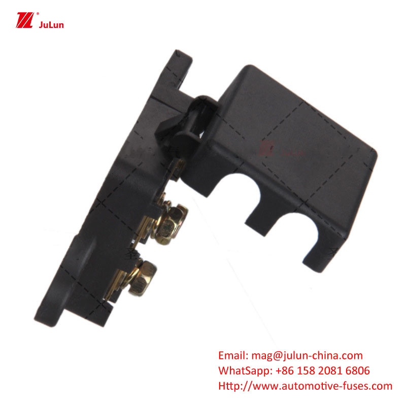 Eu UL 32V 30A-500A Contatto di rame Veicolo elettrico Manuale di ripristino del interruttore di circuito di plastica alloggiamento di plastica / nylon