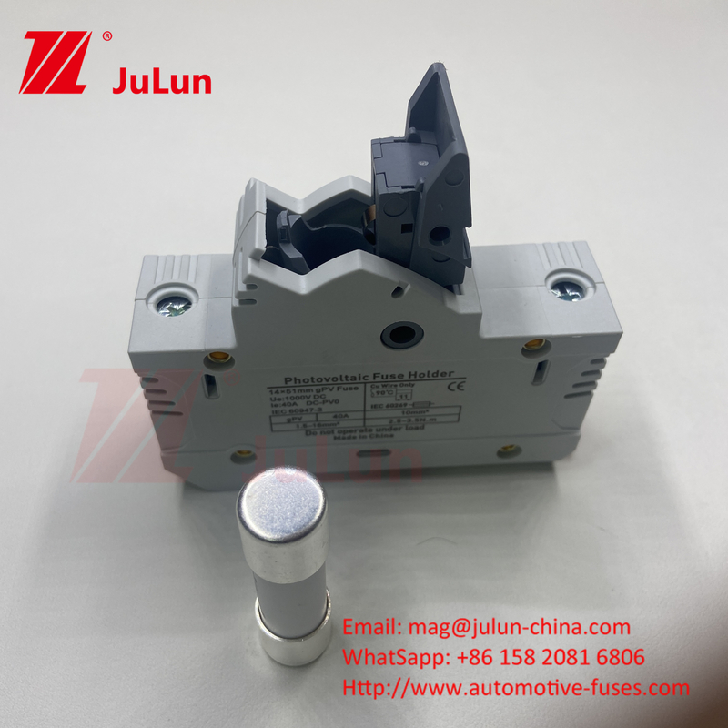 1000V 1500V 500V Fuso solare fotovoltaico 14x51mm Portatore di fusibile RT18W-32 22*58mm 1000DV fotovoltaico