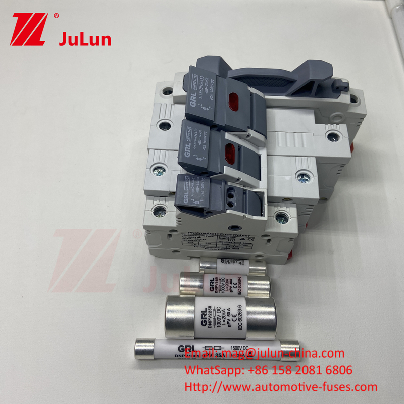 10*38mm gPV 1000VDC 32A FUSE Din Guida tenitore di fusibile per un'installazione facile e sicura