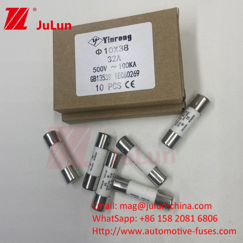 3A 10*38mm Fusibile fotovoltaico ceramico per impianti fotovoltaici AC220V AC380V AC50 0V AC690V AC800V