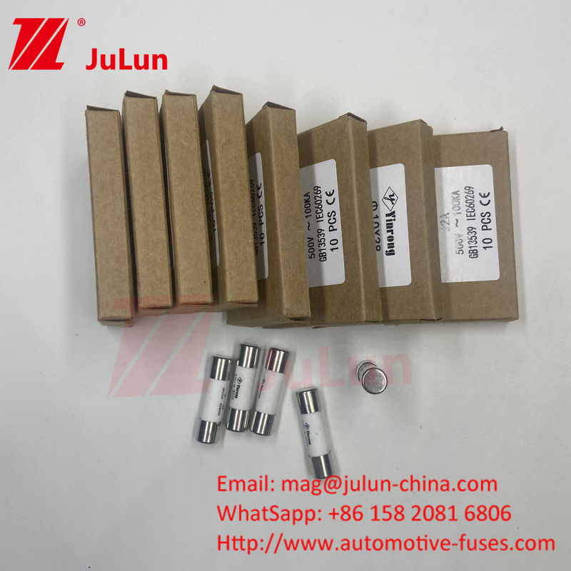4A AC220V AC380V AC500V AC690V AC800V 1000V Fusibili fotovoltaici solari 10 x 38mm 1000VDC Fusibili a stringa Pv UL TUV CE RoHS