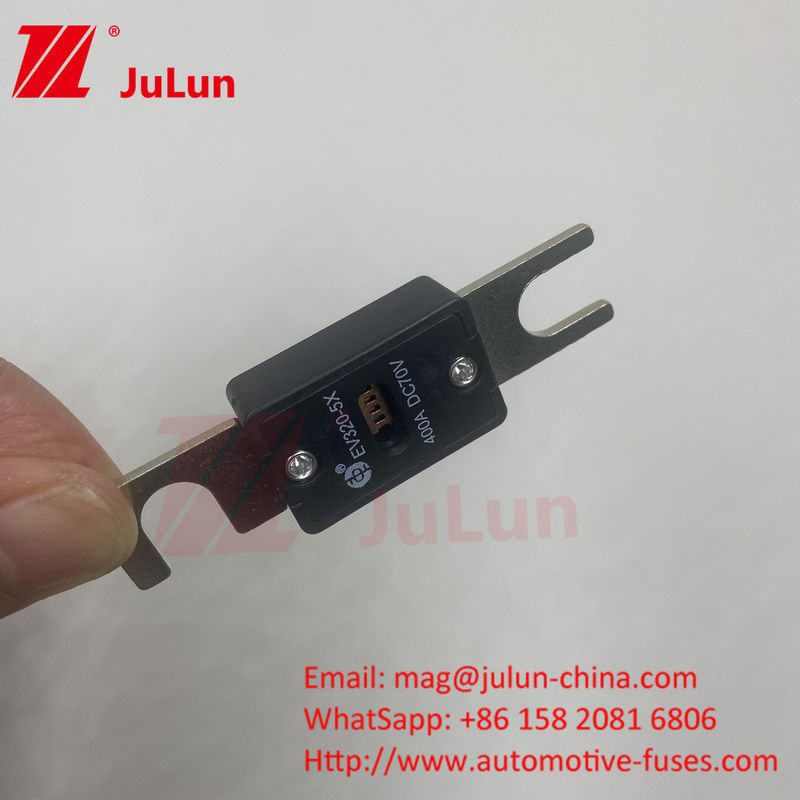 EV320-5X 5C 500A 70VDC bullone a vite fusibile per veicoli elettrici 300A 350A 400A 450A corrente e capacità di rottura 10KA-20KA