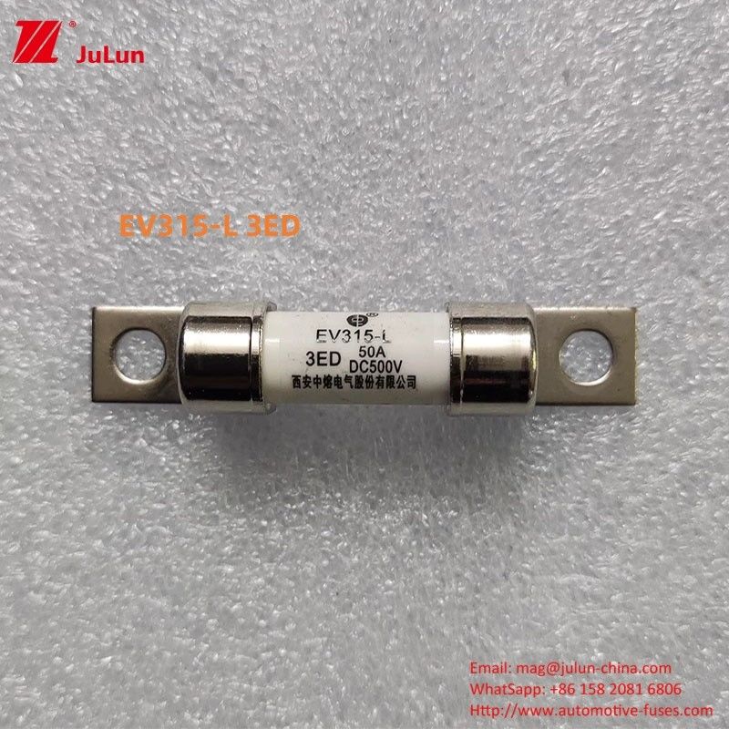 DC500V Protezione dei fusibili EV per veicoli elettrici EV315-L 3E 10A-60A