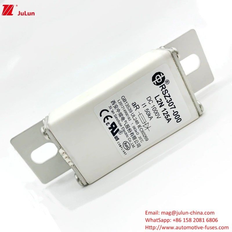 RSZ307 Bolt On Terminal Type EV Charger Fuses con caratteristiche di fusione medie