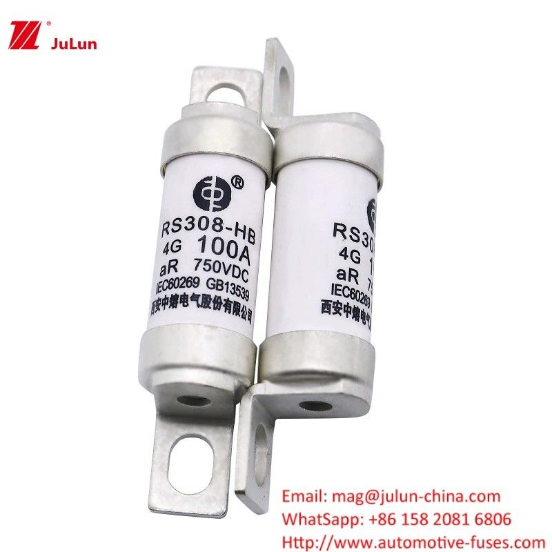 Fusibili per veicoli elettrici per corrente elettrica 32A-100A bullone su fusibili Modello RS308-HB4G
