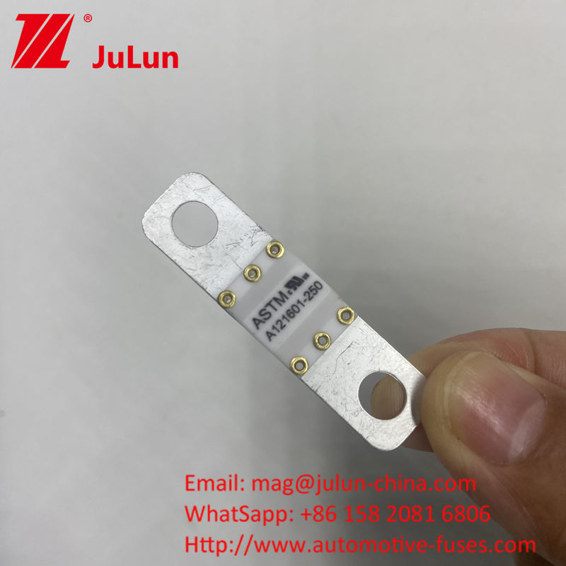 A121601-250A A121601-200A ASTM Copper Automotive Blade Fuse per batterie di accumulo di energia per veicoli elettrici ad alta corrente