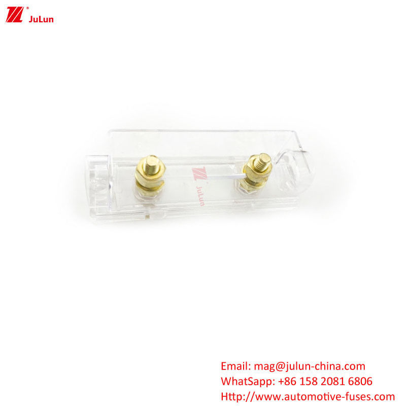 2 poli 30 Amp Automotive Fuse Holder Autoparti professionali di rame Contatto ANS / MIDI