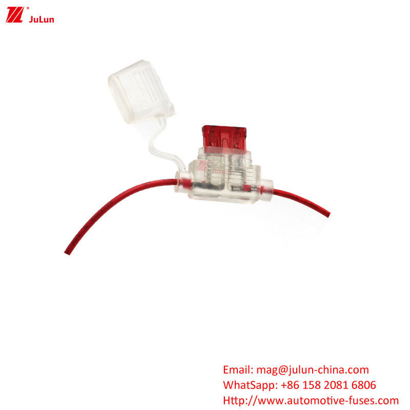EU UL Standard Automotive Plug In Circuit Breaker Fuse Holder Tensione nominale 32V Corrente 25A-80A Per veicolo elettrico