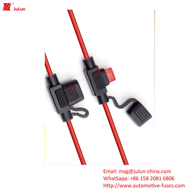 Medio, piccolo, di grande qualità con piombo tenitore di fusibile impermeabile/interruttore di circuito materiale di alloggiamento in nylon tensione nominale 32V Applicazioni automobilistiche/veicoli elettrici/autobus