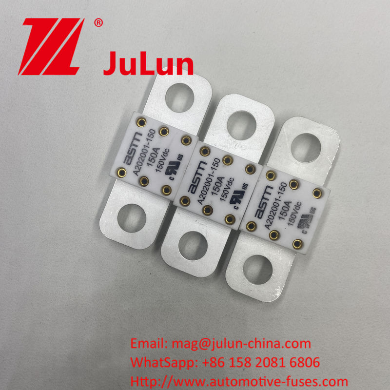 ASTM A202001 100A 150VDC Fusibili per automobili in ceramica per la protezione da cortocircuito nei caricabatterie e altre specifiche
