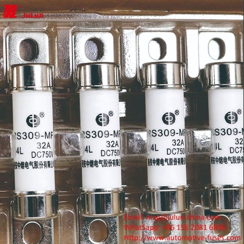 Tipo di terminale di fusibile per veicoli elettrici a energia 750VDC per 32A-35A -40A -50A Protezione dei VE HEV