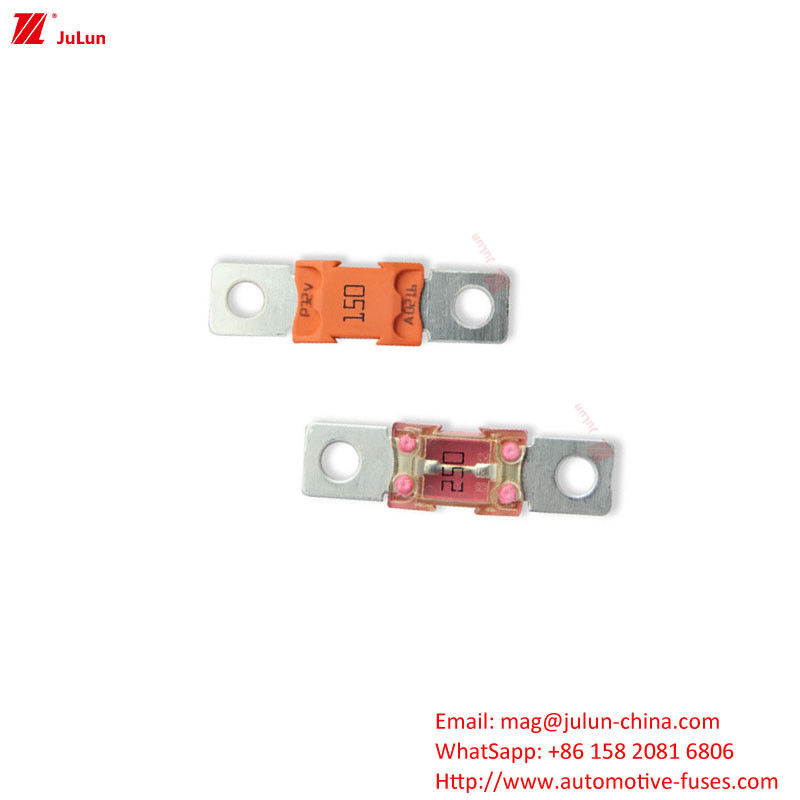 LittelFuse Corrente nominale / tensione Fusibili BF2 bullone sui fusibili all'interno di un alloggiamento visibile trasparente per una facile rilevazione
