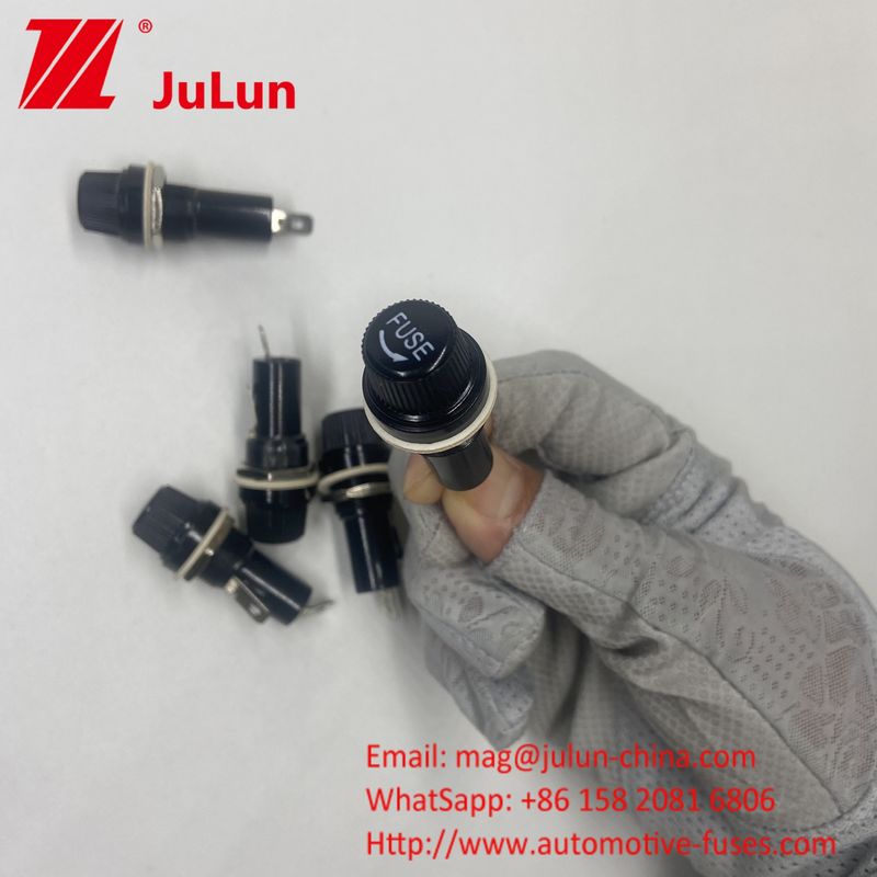 6x30 6x32mm pannello montato porta fusibile auto baionetta tipo 10A 20A 250V PCB Fuse Blocco Base