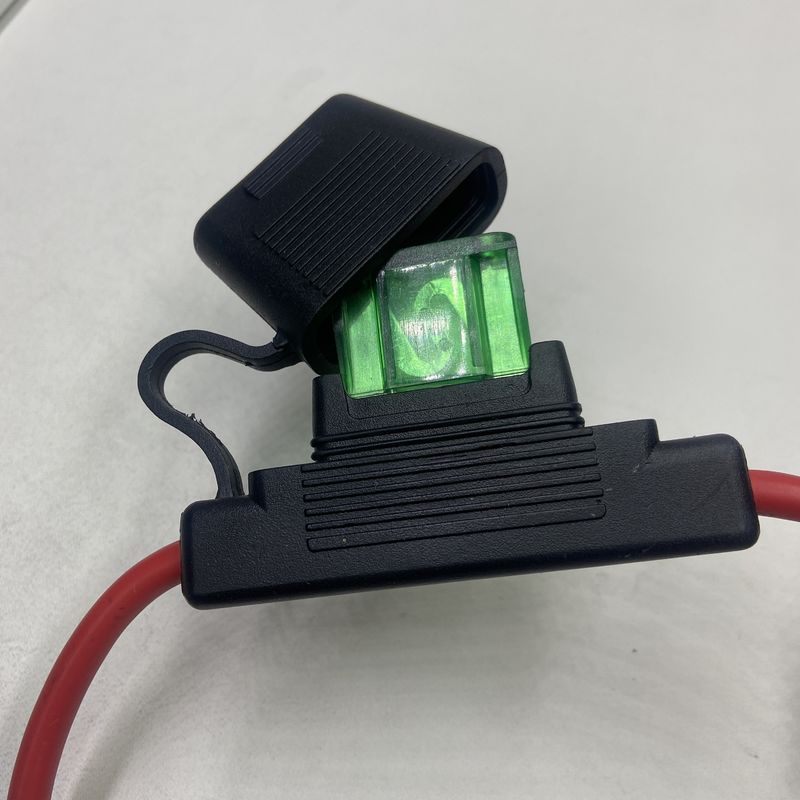 50A 15A 30A 60A Sistemi di alimentazione per auto Portatore di fusibile per auto Applicabile a fusibile MIDI e progettato per materiale in ottone in lega di zinco ABS