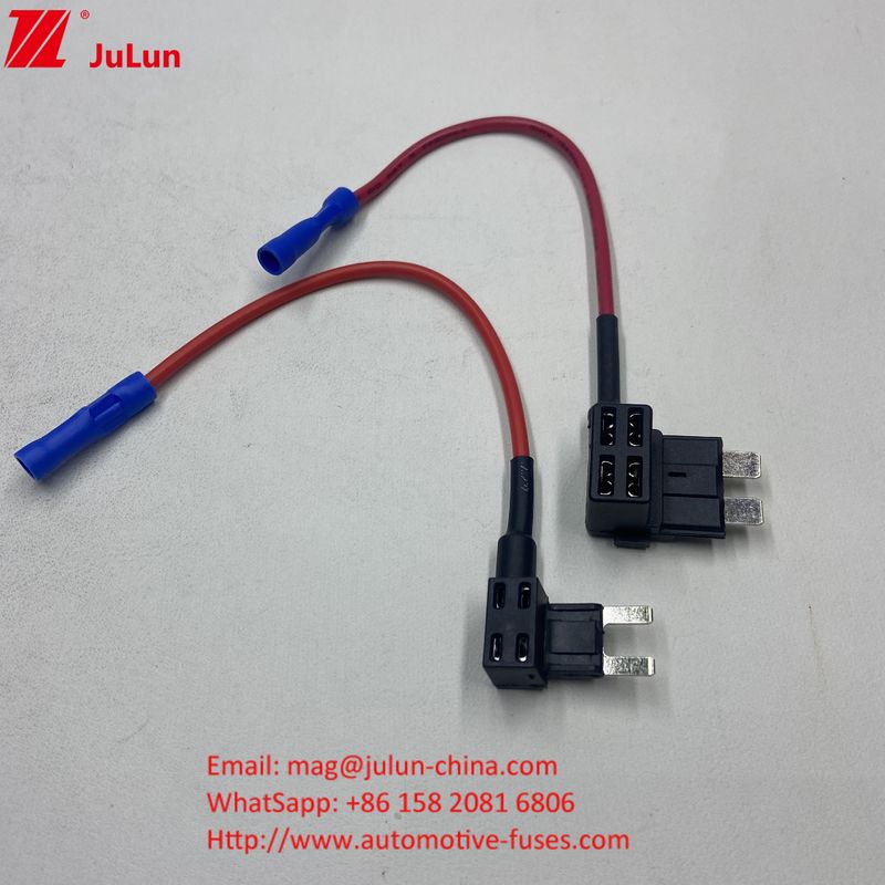 F3a 5a 10a 15a fusibile tocca da 16awg auto aggiungi un adattatore fusibile a lama acu circuit con supporto per fusibili per camion per auto