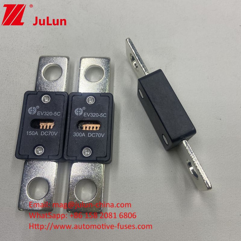 EV320-5C 500A 70VDC SINOFUSE GB/T31465.5-2015 Fuse portatile certificato per caricabatterie per veicoli elettrici con fusibile a corrente continua per la protezione EV HEV