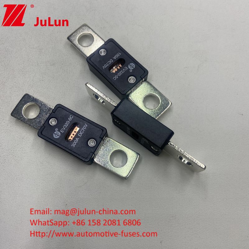 70VDC EV320-C Mini Blade Fuse 500A Voltaggio nominale 51mm Distanza di foro