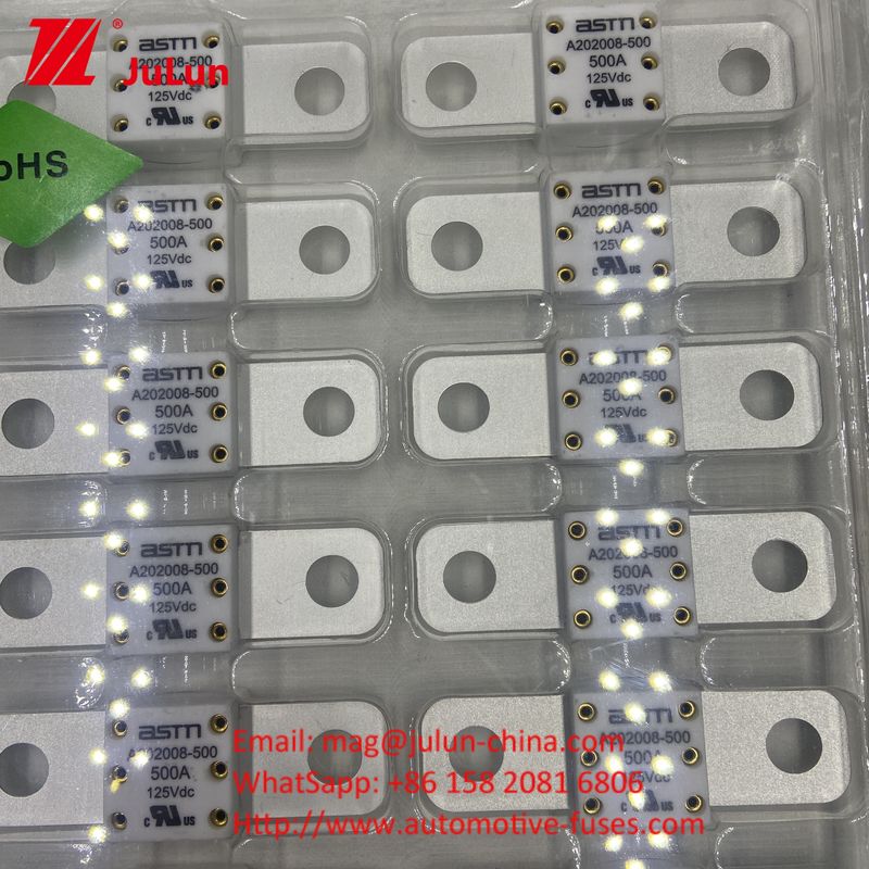 125VDC A202008 350A 125VDC Fusibili per auto in ceramica a tensione nominale ASTM per sistemi di trazione EV