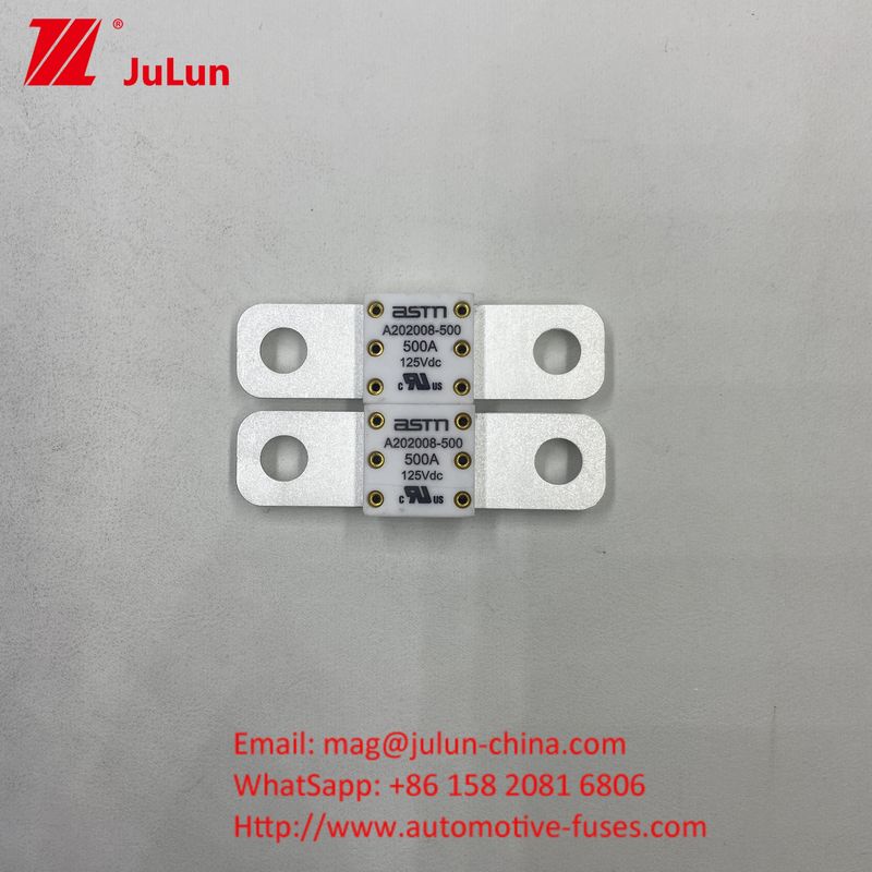 Navi EV Veicoli elettrici terminale di fusibile tipo 125VDC A202008 350A ASTM
