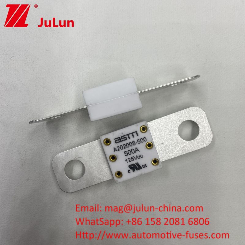 125VDC 150A A202008 Fusibili per veicoli elettrici a ricarica rapida per veicoli da trasporto 100A 150A 200A 250A 300A 350A 400A 500A