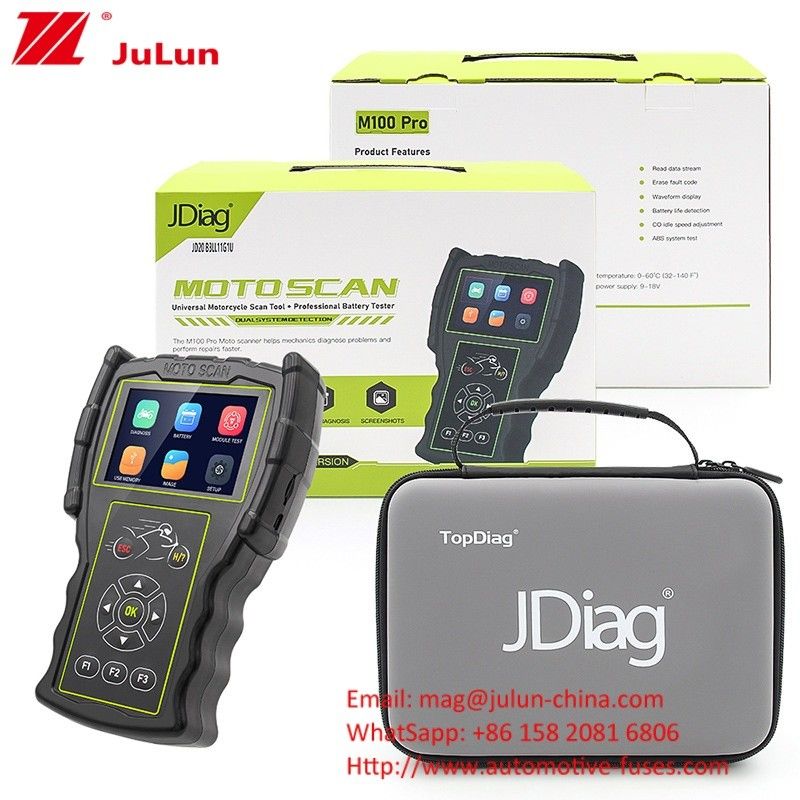 Detettore di moto OBD Strumento di diagnosi di guasti JDiag M100 Pro Moto Scanner Ecu