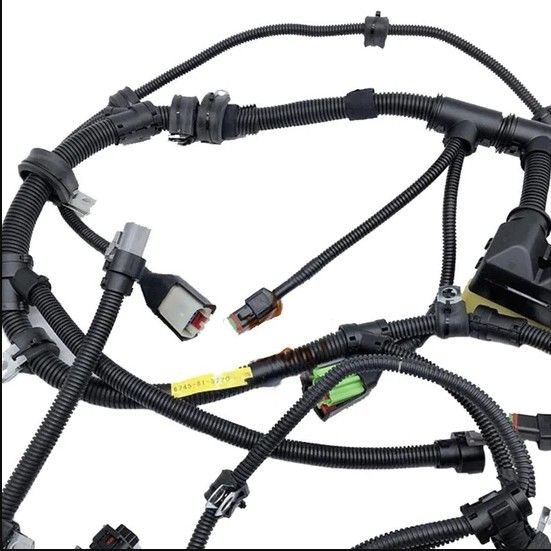 Arnesi di cablaggio per autoveicoli con materiali per cavi VDE OEM originale o connettore di ricambio