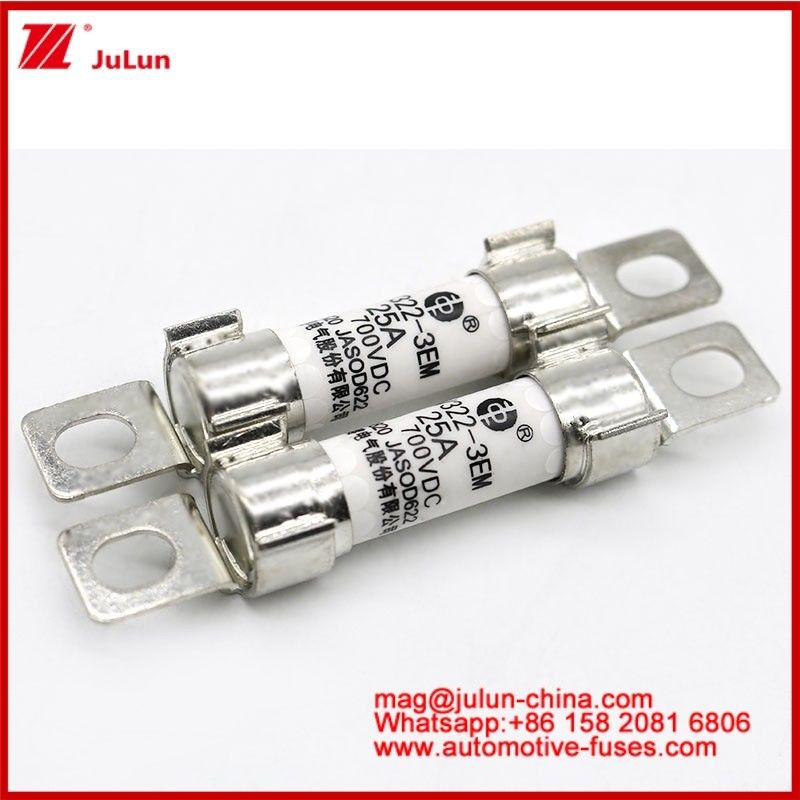 EV322 3EM 25A DC700V EV O HEV Sistemi di trazione di veicoli elettrici Conversione di potenza Immagazzinamento di energia Caricatori di bordo Struttura avvitata Fuse ceramica tubolare