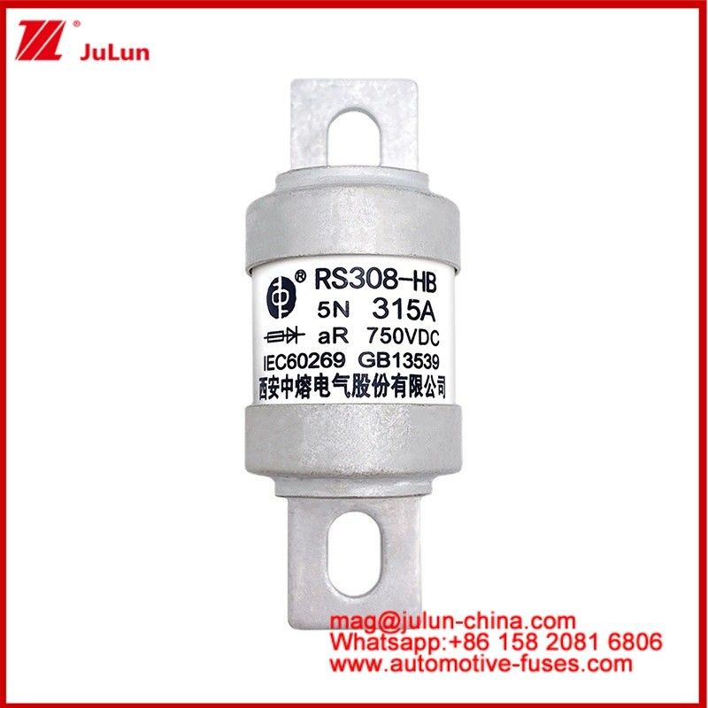M6 5N 315A AR 750VDC-1 per veicoli elettrici Fuse Traction Caremic Tubular Power Conversion Energy Storage Onboard Charger
