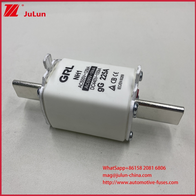 NH000 NT000 300A 225A 500V 120kA Fusibile ad alta capacità di interruzione Sezionatore a coltello GG-gL