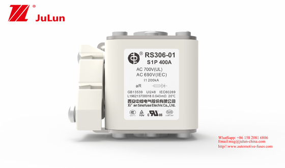 fusibile RS306-01-S1P Chip Type Automatic Reset Function del veicolo elettrico di 400A 690V