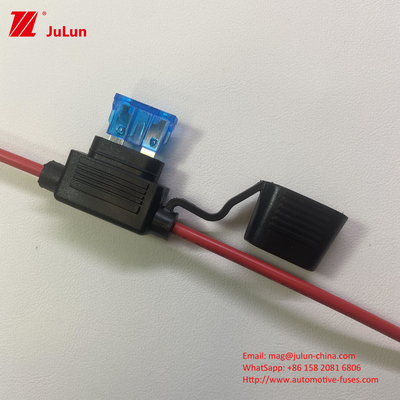 Portatore di fusibile a bassa tensione per auto di medie dimensioni con illuminazione ausiliaria con indice di infiammabilità UL 94 V-0