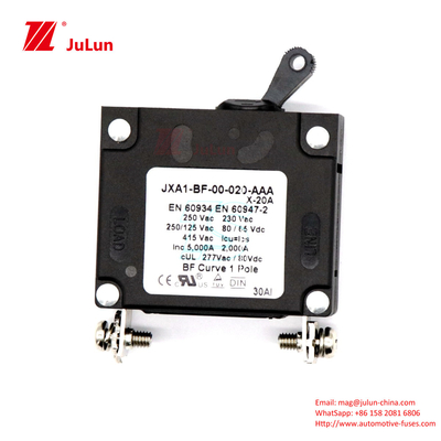 20A Protettore di sovraccarico di corrente marina Reset Breaker Reset Toggle Type Winch Sound Circuit Breaker 40A AC DC