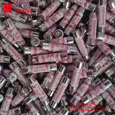 UK POWER PLUG Fusibili per autoveicoli in ceramica a corrente elettrica con materiale in rame ceramico e dimensione 6*25mm