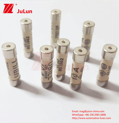 3A 5A 7A 10A 13A 20A Fusibili per auto in ceramica 6*25mm con design
