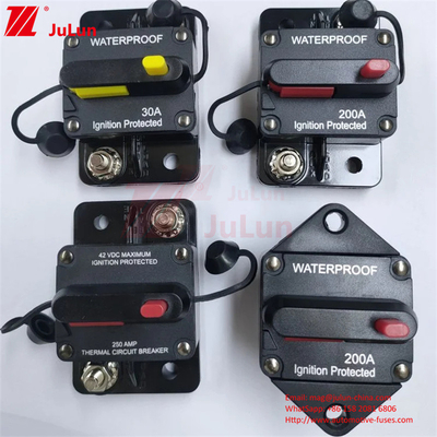 300A RV interruttore di circuito 48V Motor Fuse Inverter Marine Overload Protector Reset interruttore di circuito