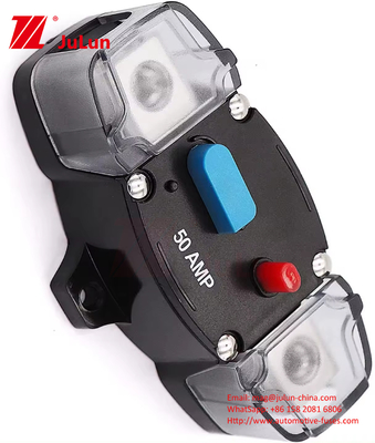 restauratore Trolling Motor Stereo Audio 50A 200A 300A 24V 48V 0-8 Gauge Inline Fuse Block Holders Inverter per auto