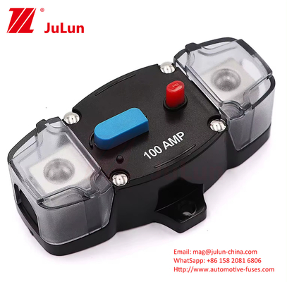Reset manuale 0-8 Gauge 12-48 Volt 200 Amp Circuito interruttore con Trolling Auto Stereo Audio Inline Fuse Block Holders Inver