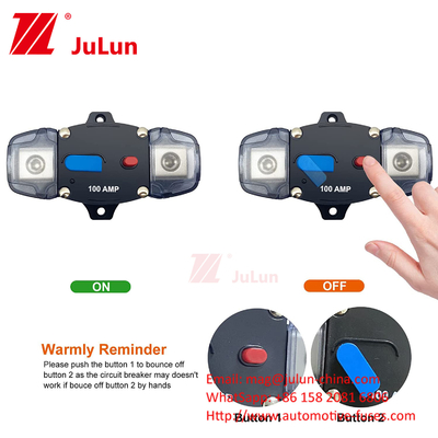 Fusibile di interruttore di circuito resettato 50A 60A 80A 100A 150A 200A 250A 300A AMP Fusibile di sicurezza impermeabile auto auto barca