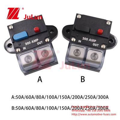 300A 48VDC Interruttore di circuito multiplo Protezione da sovraccarico ad alta corrente Auto Audio Retrofit 100A Interruttore di circuito di recupero