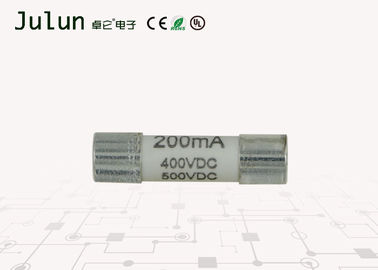 Protezione di circuito ceramica ad alta tensione del fusibile di volt 200ma 5x20mm del fusibile 500 della porcellana